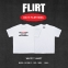 T-SHIRT FLIRT OVERSIZED-WHITE
